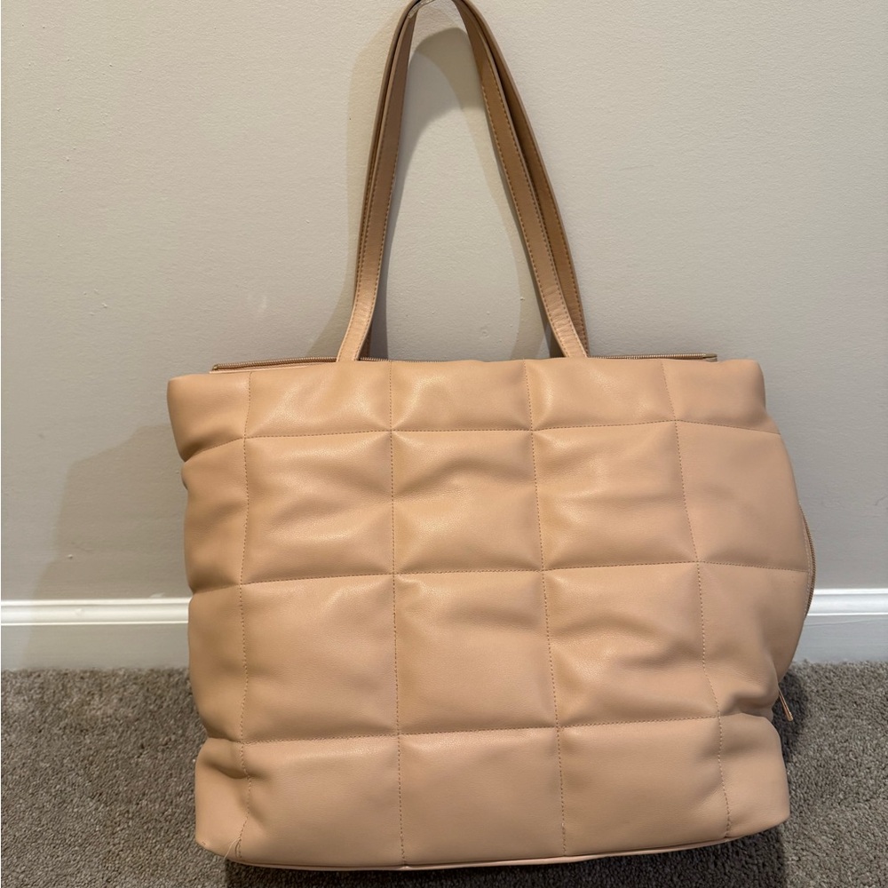 Target A New Day Puffer Quilted Tote Bag